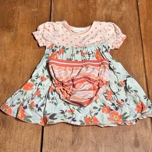Matilda Jane Dress and Bloomers Set - 12-18M